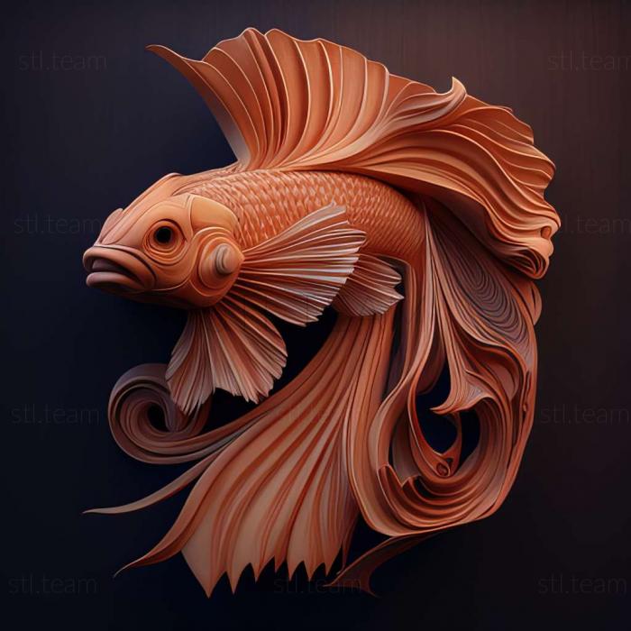 Fighting fish fish